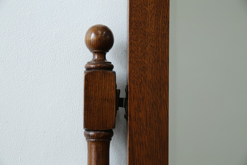 イギリスアンティーク　オーク材　ドレッシングチェスト　(R-057138)