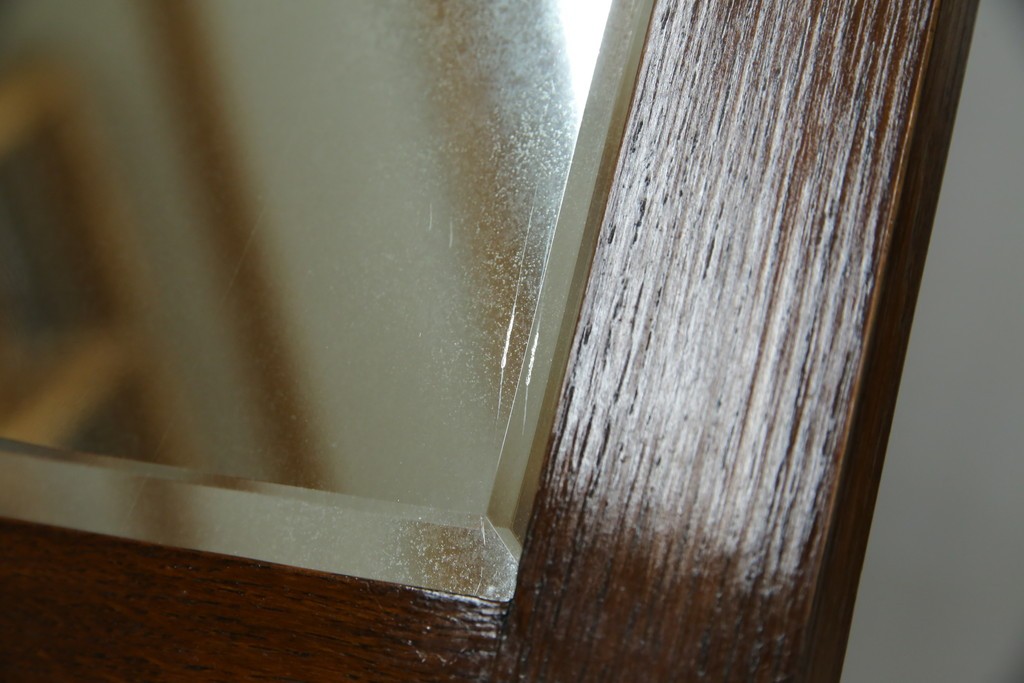 イギリスアンティーク　オーク材　ドレッシングチェスト　(R-057138)