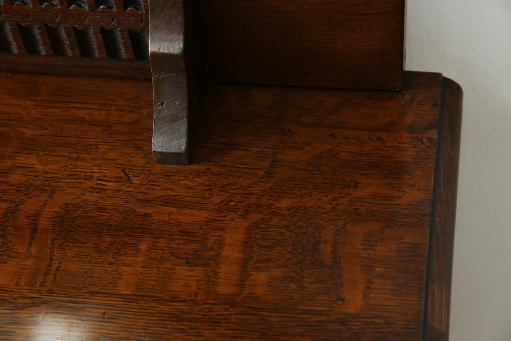 イギリスアンティーク　オーク材　ドレッシングチェスト　(R-057138)