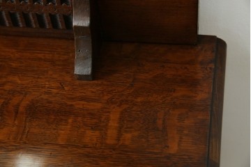 イギリスアンティーク　オーク材　ドレッシングチェスト　(R-057138)