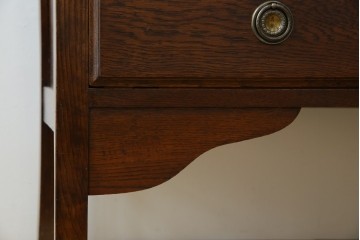 イギリスアンティーク　オーク材　ドレッシングチェスト　(R-057138)