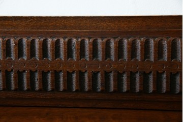 イギリスアンティーク　オーク材　ドレッシングチェスト　(R-057138)