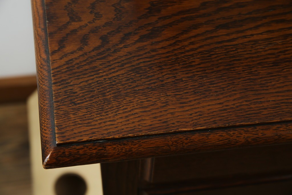 イギリスアンティーク　オーク材　ドレッシングチェスト　(R-057138)