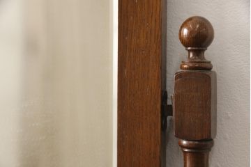 イギリスアンティーク　オーク材　ドレッシングチェスト(ドレッサー、サイドチェスト、引き出し、姿見、鏡、ミラー)(R-057138)