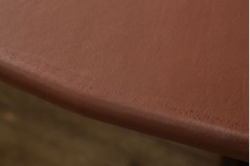 中古　美品　希少!イタリア高級家具　すべて本革張りの贅沢な作り!デスクとチェアのセット(レザー、机、椅子、イス)(R-057144)