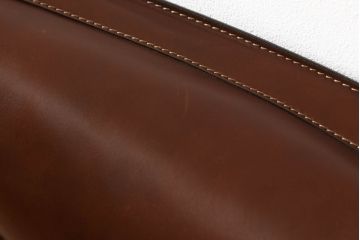 中古　美品　希少!イタリア高級家具　すべて本革張りの贅沢な作り!デスクとチェアのセット(レザー、机、椅子、イス)(R-057144)
