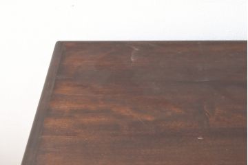 中古　美品　松本民芸家具　重厚でクラシックなデザインがステキなM型両袖机(両袖デスク、ワークデスク)(定価約72万円)(R-057146)