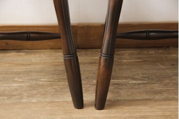 中古　美品　松本民芸家具　フープバックの背もたれがおしゃれな#72型・リーチチェア2脚セット(ダイニングチェア、ウィンザーチェア、ウインザーチェア)(R-057148)