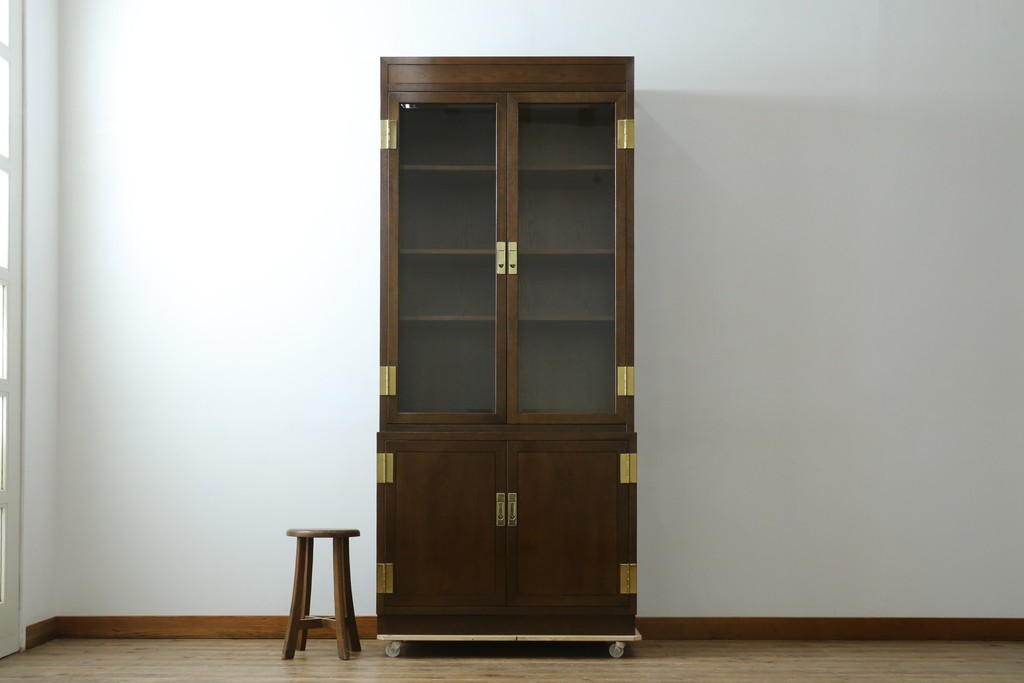 中古　カリモク　domani(ドマーニ)　Morganton(モーガントン)　モダンなデザインがステキなキャビネット　定価約70万円　(R-057154)