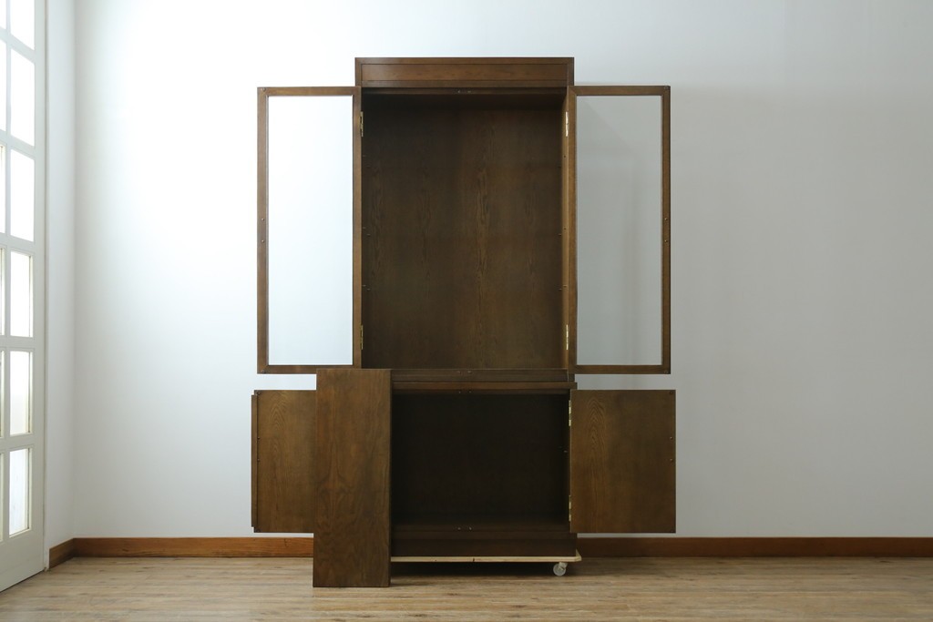 中古　カリモク　domani(ドマーニ)　Morganton(モーガントン)　モダンなデザインがステキなキャビネット　定価約70万円　(R-057154)