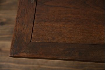 ビンテージ家具　オリエンタルなデザインが目を引くライティングビューロー(引き出し、チェスト、在宅用、在宅ワーク用デスク)(R-057155)