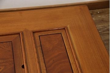 中古　美品　上手物　総ケヤキ(欅)材　上質な和の空間づくりに取り入れたい関西火鉢(囲炉裏、長火鉢、ローテーブル)(R-057183)