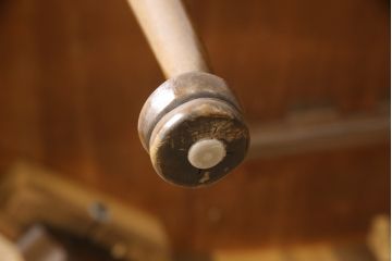 中古　DREXEL HERITAGE(ドレクセルヘリテイジ)　マホガニー材　品のある佇まいが美しいダイニングテーブル(エクステンションテーブル)(R-057186)