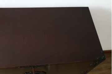 中古　美品　ケヤキ(欅)材・中桐　落ち着いた品のある佇まいが魅力的な国産民芸箪笥　(R-057191)