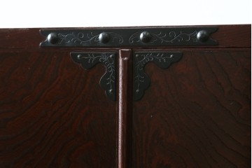 中古　美品　ケヤキ(欅)材・中桐　落ち着いた品のある佇まいが魅力的な国産民芸箪笥　(R-057191)