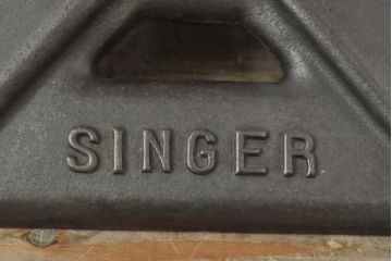 イギリスヴィンテージ　希少!　SINGER(シンガー)　インダストリアルな空間づくりにおすすめのシンガーチェア(椅子、ワークチェア、ビンテージ)(R-057192)