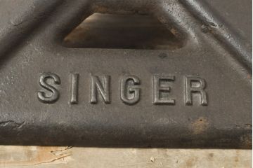イギリスヴィンテージ　希少!　SINGER(シンガー)　インダストリアルな空間づくりにおすすめのシンガーチェア(椅子、ワークチェア、ビンテージ)(R-057197)