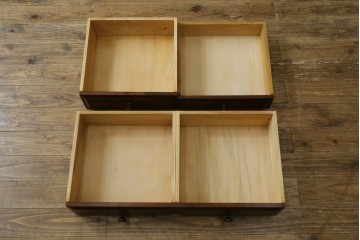中古　北海道民芸家具　木のあたたかみを感じるサイドボード　(R-057202)