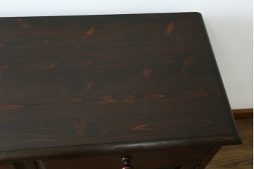 中古　北海道民芸家具　木のあたたかみを感じるサイドボード　(R-057202)