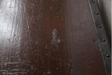 和製アンティーク　歴史を感じさせる佇まいが目を引く総桐船箪笥(帳箱、和箪笥、時代箪笥、桐たんす、小物収納)(R-057211)