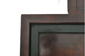 和製アンティーク　上手物!!　二方ケヤキ(欅)材　杢目が味わい深い!艶やかな漆が綺麗な三分割階段箪笥(時代箪笥、和タンス、収納箪笥)(R-057242)