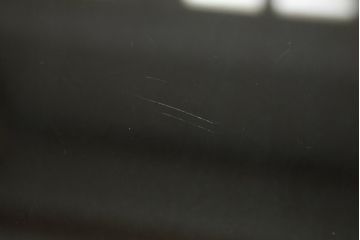 フランスアンティーク　直線的なフォルムがスタイリッシュなガラス卓上ショーケース(ガラスケース、店舗什器)(R-057256)