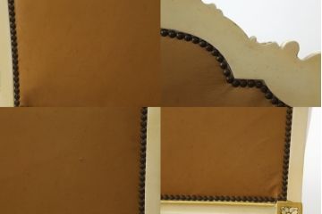 中古　SILIK(シリック)　本革と細やかな彫刻が高級感あふれるデスクチェア(定価約90万円)(アームチェア)(R-057259)