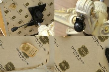 中古　SILIK(シリック)　本革と細やかな彫刻が高級感あふれるデスクチェア(定価約90万円)(アームチェア)(R-057259)