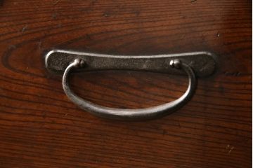和製アンティーク　前面ケヤキ(欅)材　和モダンなデザインで馴染みやすい仙台箪笥ローボード(テレビ台、ローチェスト、和タンス、収納箪笥、引き出し)(R-057287)