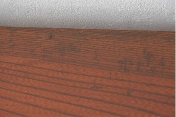 和製アンティーク　三方ケヤキ材　上手物!木の温もりを感じられる茶箪笥　(R-057293)