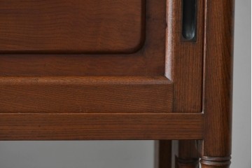 和製アンティーク　三方ケヤキ材　上手物!木の温もりを感じられる茶箪笥　(R-057293)