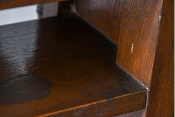 和製アンティーク　三方ケヤキ材　上手物!木の温もりを感じられる茶箪笥　(R-057293)