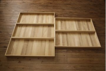 中古　超美品　横浜ダニエル(daniel)　木のあたたかみを感じる上品な衣装タンス(定価約180万円)(引き出し、チェスト、衣装盆、洋服タンス、着物箪笥)(R-057296)