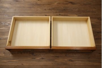 中古　超美品　横浜ダニエル(daniel)　木のあたたかみを感じる上品な衣装タンス(定価約180万円)(引き出し、チェスト、衣装盆、洋服タンス、着物箪笥)(R-057296)
