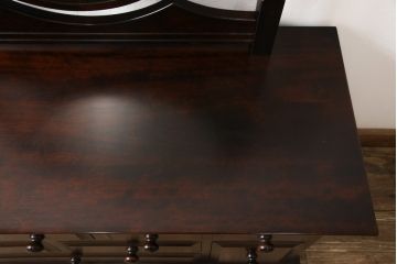 中古　美品　民芸家具　北の匠　山室家具　クラシカルで品のあるデザインが美しいドレッシングチェスト(ドレッサー、鏡台)(R-057299)
