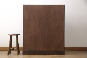 中古　美品　ケヤキ(欅)材・中桐　落ち着いた品のある佇まいが魅力的な国産民芸箪笥(和箪笥、衣装箪笥、収納箪笥、引き出し、チェスト)(R-057304)