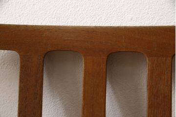 デンマークビンテージ　北欧家具　チーク材　J.L.モラー　デザインモデル79　イエローカラーの明るい色合いが魅力のダイニングチェア2脚セット(アームレスチェア、ヴィンテージ)(R-057308)