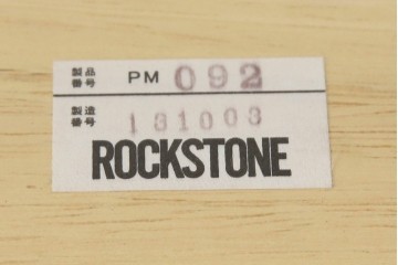 中古　美品　ロックストーン(ROCK STONE)　ウォールナット・本革　シンプルモダンなデザインが目を引く2人掛けレザーソファ　定価約54万円　(R-057322)