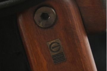 北欧ビンテージ　スウェーデン　G-Mobel社　高級感のある佇まいが魅力的な本革ラウンジチェア+オットマンのセット(一人掛けソファ、1人掛け、アームチェア、レザー、ヴィンテージ)(R-057333)