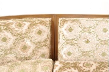 和製ビンテージ　上品さとクラシカルな雰囲気を兼ね備えた2.5人掛けコーナーソファ―(2人掛けソファ、3人掛けソファ、二人掛け、三人掛け、ヴィンテージ)(R-057341)