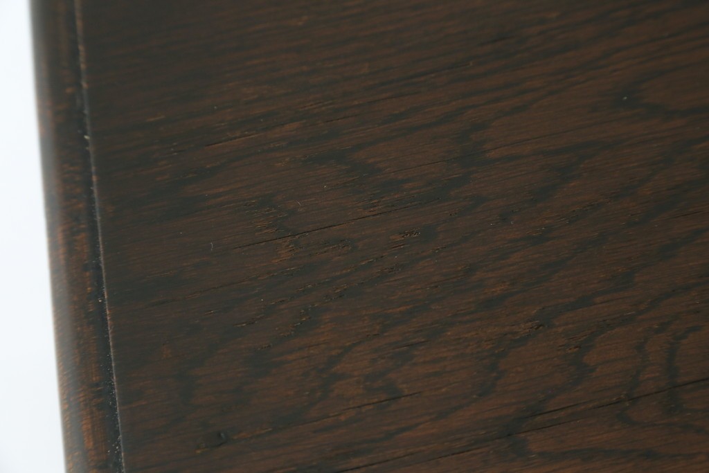 イギリスアンティーク　オーク材　クラシカルな雰囲気を醸し出すステンドグラスブックケース　(R-057344)