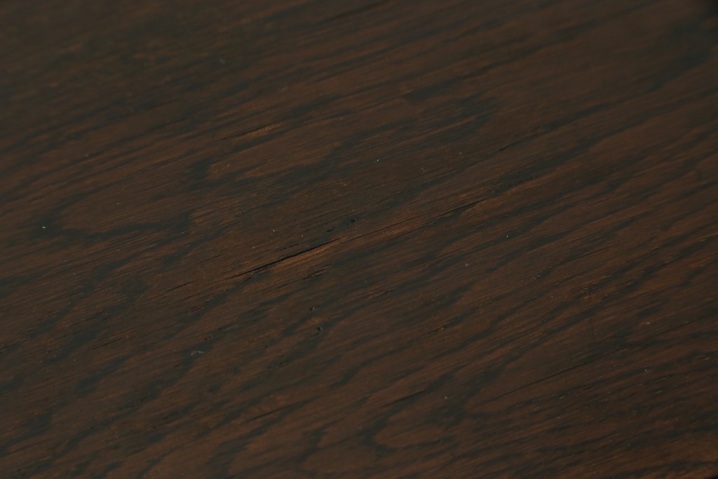 イギリスアンティーク　オーク材　クラシカルな雰囲気を醸し出すステンドグラスブックケース　(R-057344)