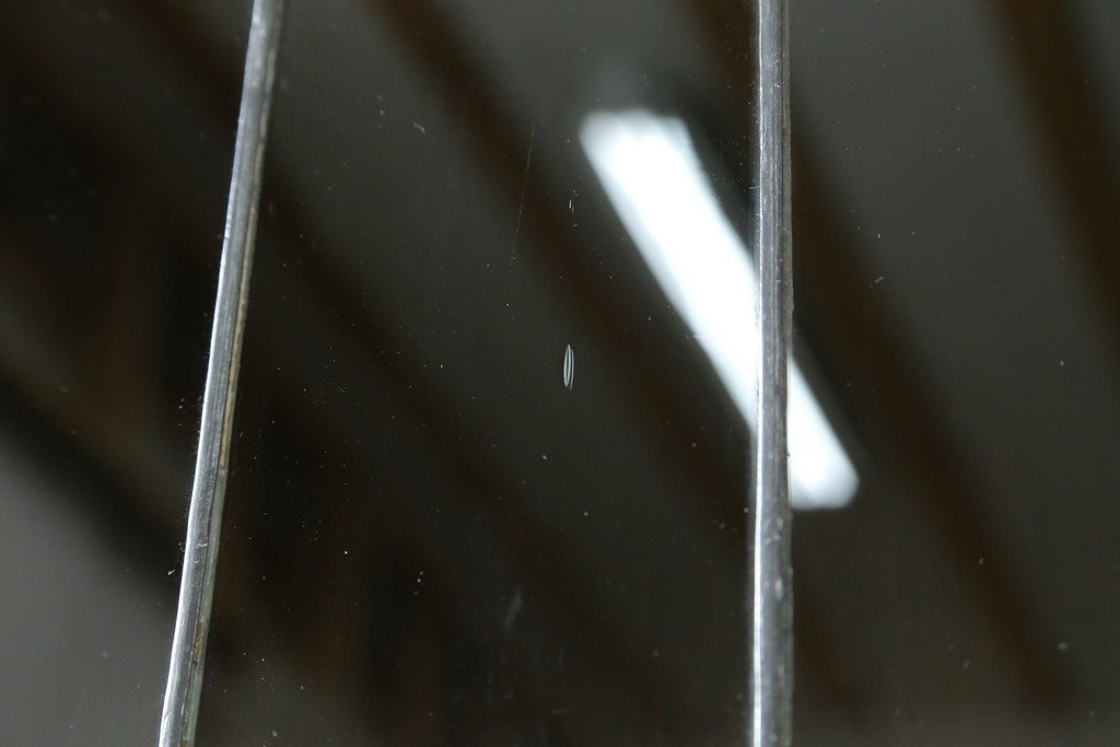 イギリスアンティーク　オーク材　クラシカルな雰囲気を醸し出すステンドグラスブックケース　(R-057344)