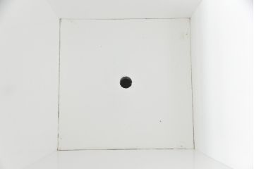 中古　美品　特大　スタイリッシュなデザインが目を引くプランター(鉢カバー、植木鉢)(R-057346)