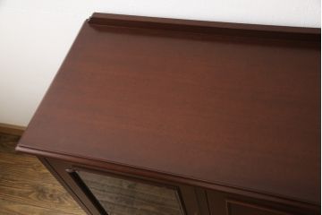 中古　美品　メープル不二屋　品の良さが高級感を高めるサイドボード(定価約38万円)(収納棚、戸棚、キャビネット)(R-057357)