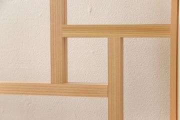 ラフジュ工房オリジナル　杉材　大正ロマン　和洋折衷なインテリアが叶うガラス戸3枚セット(色ガラスもお入れできます)(引き戸、建具)(R-057376)
