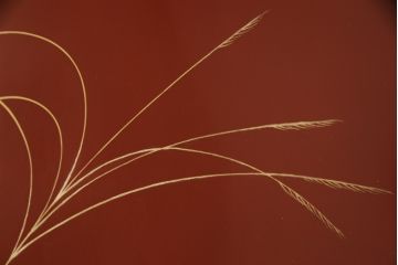 中古　最高級品　松創　秋草図　朱漆塗り　繊細な螺鈿細工が目を引く総桐箪笥(定価推定350万円以上)(衣装タンス、着物箪笥、桐たんす)(R-057380)