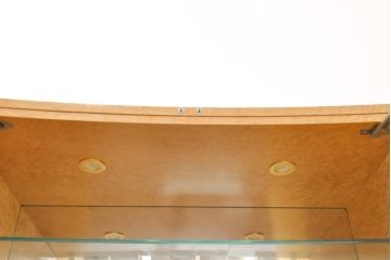 中古　ほぼ新品　超美品　松創(MATSUSO)　エルテ　高級感あふれる大人の空間づくりにオススメのバーズアイキャビネット(定価約260万円)(収納棚、戸棚、ワインキャビネット、バーキャビネット)(R-057392)