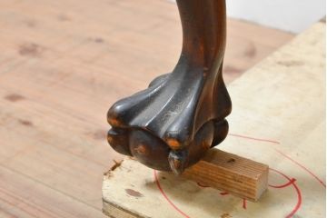 イギリスアンティーク　最高級!　マホガニー材　希少な杢目のキャビネット(戸棚、収納棚)(R-057393)