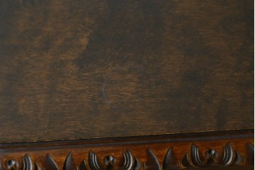 イギリスアンティーク　最高級!　マホガニー材　希少な杢目のキャビネット　(R-057393)